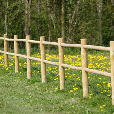 Nordic Fence - Ridebanehegn 120 Løbende Meter Komplet
