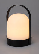 Bordlampe i sort H21 cm, batteri