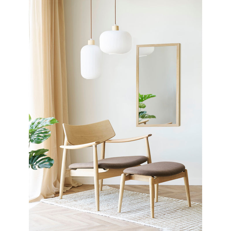 House Nordic – Olvera Loungestol i egetræ, Natur/Brun – 68×68×72 cm