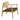 House Nordic – Olvera Loungestol i egetræ, Natur/Brun – 68×68×72 cm - Bolig og Haven