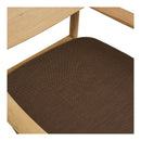 House Nordic – Olvera Loungestol i egetræ, Natur/Brun – 68×68×72 cm