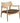 House Nordic – Olvera Loungestol i egetræ, Natur/Brun – 68×68×72 cm - Bolig og Haven
