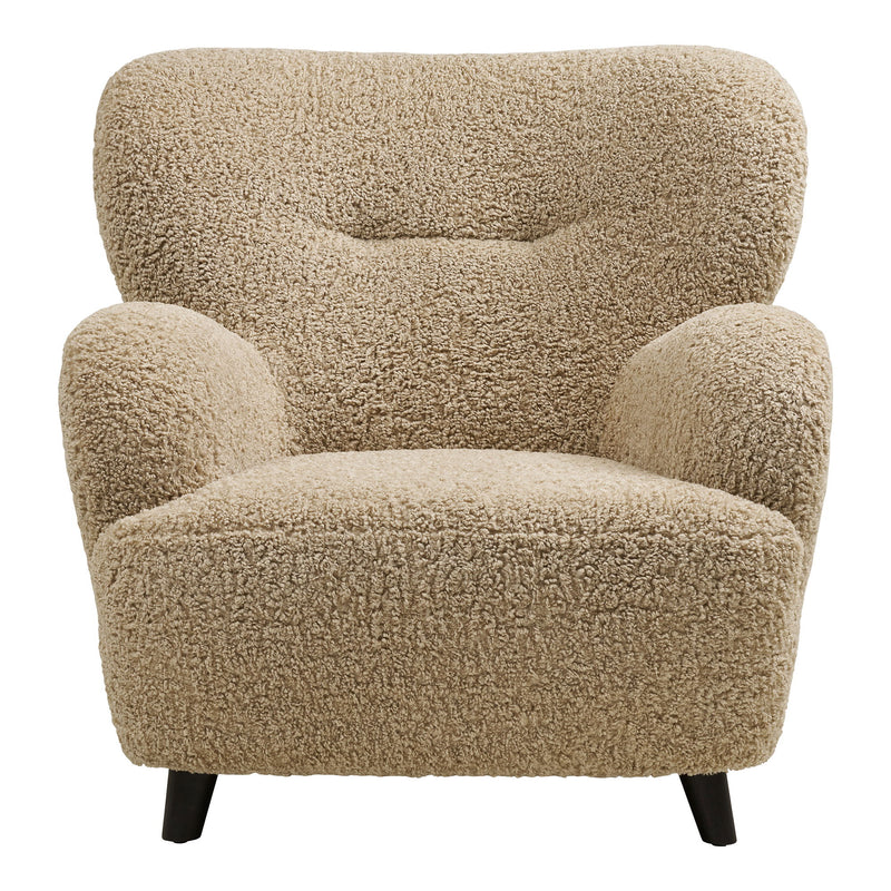 House Nordic – Lunaro Loungestol, Lysebrun, Bouclé Komfort