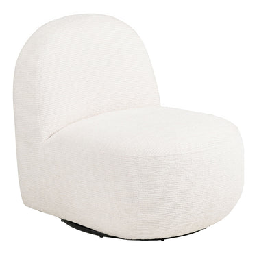 House Nordic – Milo Loungestol med drejefunktion, Off-White – 67×74×70 cm - Bolig og Haven