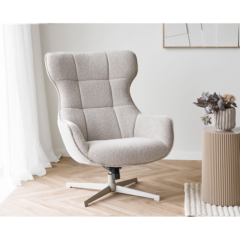 House Nordic - Turin Loungestol med drejefunktion, Natur