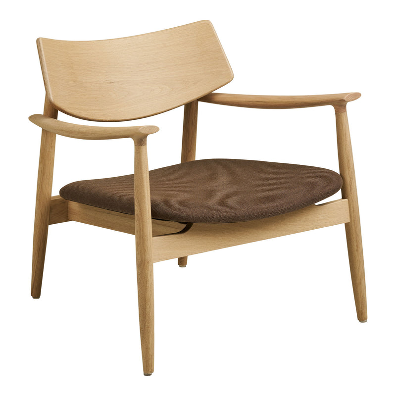 House Nordic – Olvera Loungestol & Fodskammel, Natur/Brun