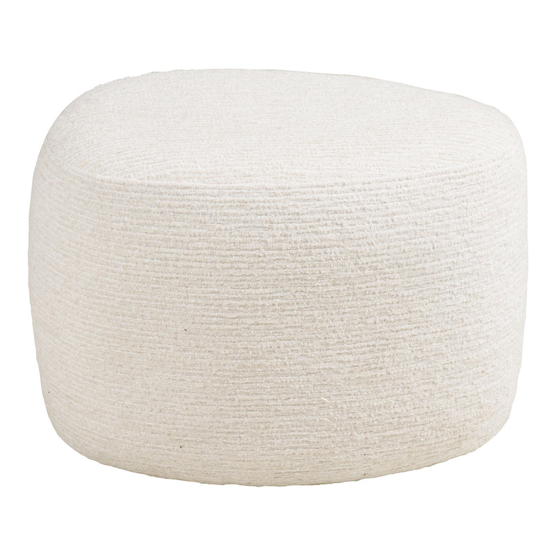 House Nordic – Milo Loungestol & Puf med drejefunktion – Off-White – 67×74×70 cm