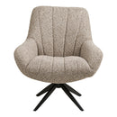 House Nordic - Grandola Loungestol, m.drejefod, grå