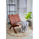 House Nordic - Perugia Foldestol - Brunt læder