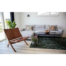 House Nordic - Perugia Foldestol - Brunt læder