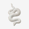 Nordal - SERPA dekorationsslange – elfenben – L40 × B20 × H6 cm