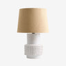 Nordal - HAISAK bordlampe med juteskærm – Ø38 × H60 cm