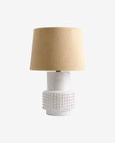 Nordal - HAISAK bordlampe med juteskærm – Ø38 × H60 cm