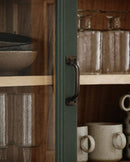 Nordal - VIVA vægskab, 2 låger – grøn – B85 × D27 × H120 cm