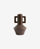 Nordal - RUDIS vase – mørkebrun – Ø13,5 × H20,5 cm
