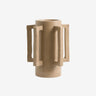 Nordal - ANGULUS vase – sand – Ø14 × H30 cm