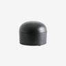 Nordal - MACAU opbevaring, L, aluminium – sort – Ø15 × H11 cm
