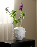 Nordal - NODUS vase – elfenben – Ø24 × H27,5 cm