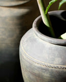 Nordal - LERON krukke/vase, L – grå – Ø35,5 × H44 cm