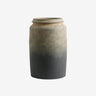 Nordal - KAVO krukke/vase, L – sort/brun – Ø27 × H43 cm