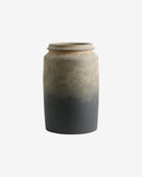 Nordal - KAVO krukke/vase, L – sort/brun – Ø27 × H43 cm