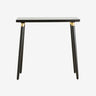 Nordal - EIRA konsolbord, S – sort træ – L80 × B35 × H77 cm