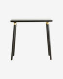 Nordal - EIRA konsolbord, S – sort træ – L80 × B35 × H77 cm