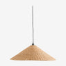 Nordal - TORA pendel, ø-82 – rattan – Ø82 × H27 cm