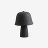 Nordal - UMBRA bordlampe – terrakotta, sort – Ø19 × H25 cm