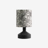 Nordal - SILVA bordlampe – mat sort – Ø23 × H42 cm