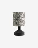 Nordal - SILVA bordlampe – mat sort – Ø23 × H42 cm