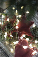 Ib Laursen - Lyskæde med 40 stk. hjerter - Udendørs