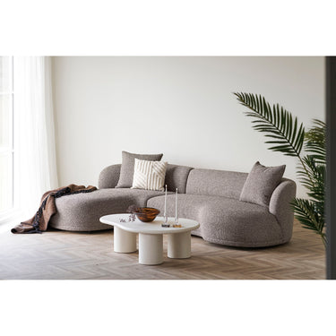House Nordic - Kingston Sofa, venstrevendt,Brun, 294x90/175x69 cm - Bolig og Haven