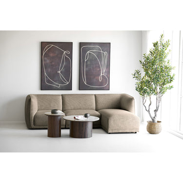 Noor Loungesofa fra House Nordic i brun – billede 2