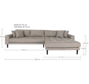 Lido Loungesofa fra House Nordic i stone - billede 4