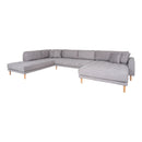 Lido U-Sofa Åben Ende fra House Nordic i lysegrå - billede 2