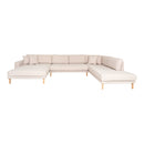 Lido U-Sofa Open End fra House Nordic i sand