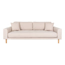 Lido 3 Personers Sofa fra House Nordic i sand