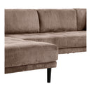 Lido U-Sofa U-Sofa Åben Ende fra House Nordic i brun – billede 3