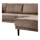 Lido U-Sofa Åben Ende fra House Nordic i brun – billede 3