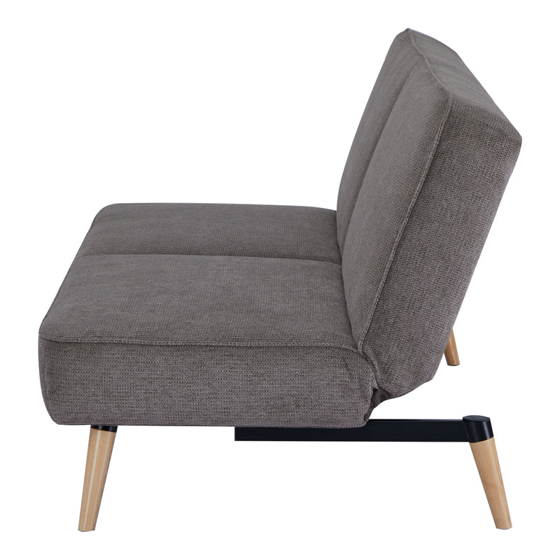 House Nordic – Swan Sovesofa, Brun m. Natur Ben – 91/113x186 cm