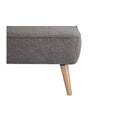 House Nordic – Swan Sovesofa, Brun m. Natur Ben – 91/113x186 cm