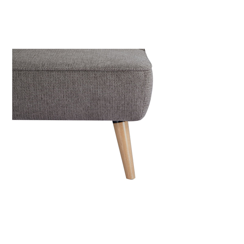 House Nordic – Swan Sovesofa, Brun m. Natur Ben – 91/113x186 cm