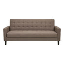 House Nordic – Milton Sovesofa med opbevaring, Brun & Sorte ben, 85/109x204 cm