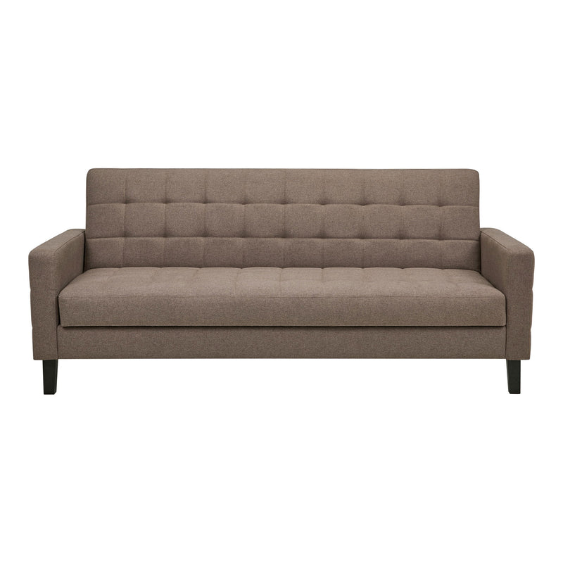 House Nordic – Milton Sovesofa med opbevaring, Brun & Sorte ben, 85/109x204 cm