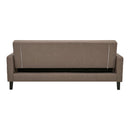 House Nordic – Milton Sovesofa med opbevaring, Brun & Sorte ben, 85/109x204 cm