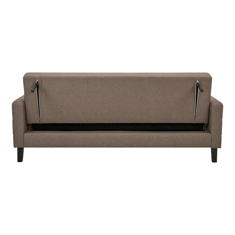 House Nordic – Milton Sovesofa med opbevaring, Brun & Sorte ben, 85/109x204 cm