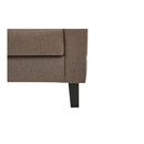 House Nordic – Milton Sovesofa med opbevaring, Brun & Sorte ben, 85/109x204 cm