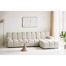 Taza 3,5 personers modulsofa m/puf fra House Nordic i sand - billede 4
