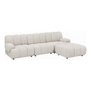 Taza 3,5 personers modulsofa m/puf fra House Nordic i sand - billede 2